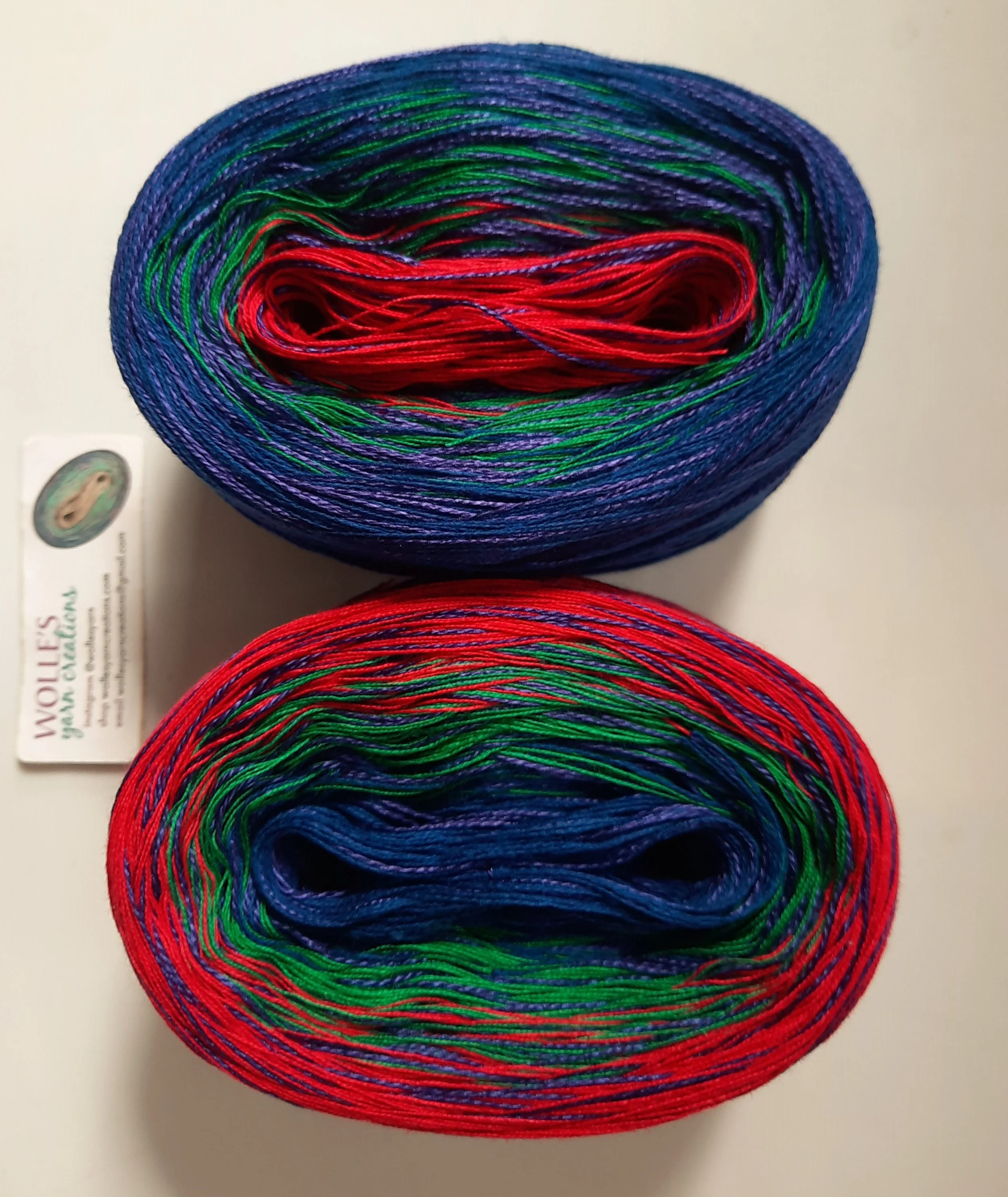 DOMINIQUE Medley | Color Changing Cotton/Silk yarn | 480 yards/100 gr ...