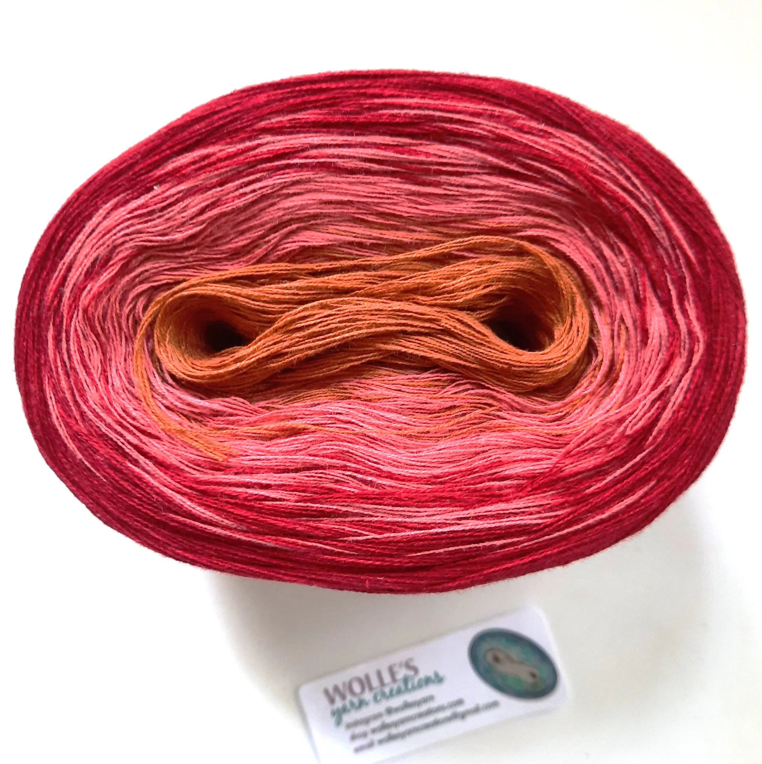 RUBY - Skin-soft gradient knitting yarn — Wolle's Yarn Creations