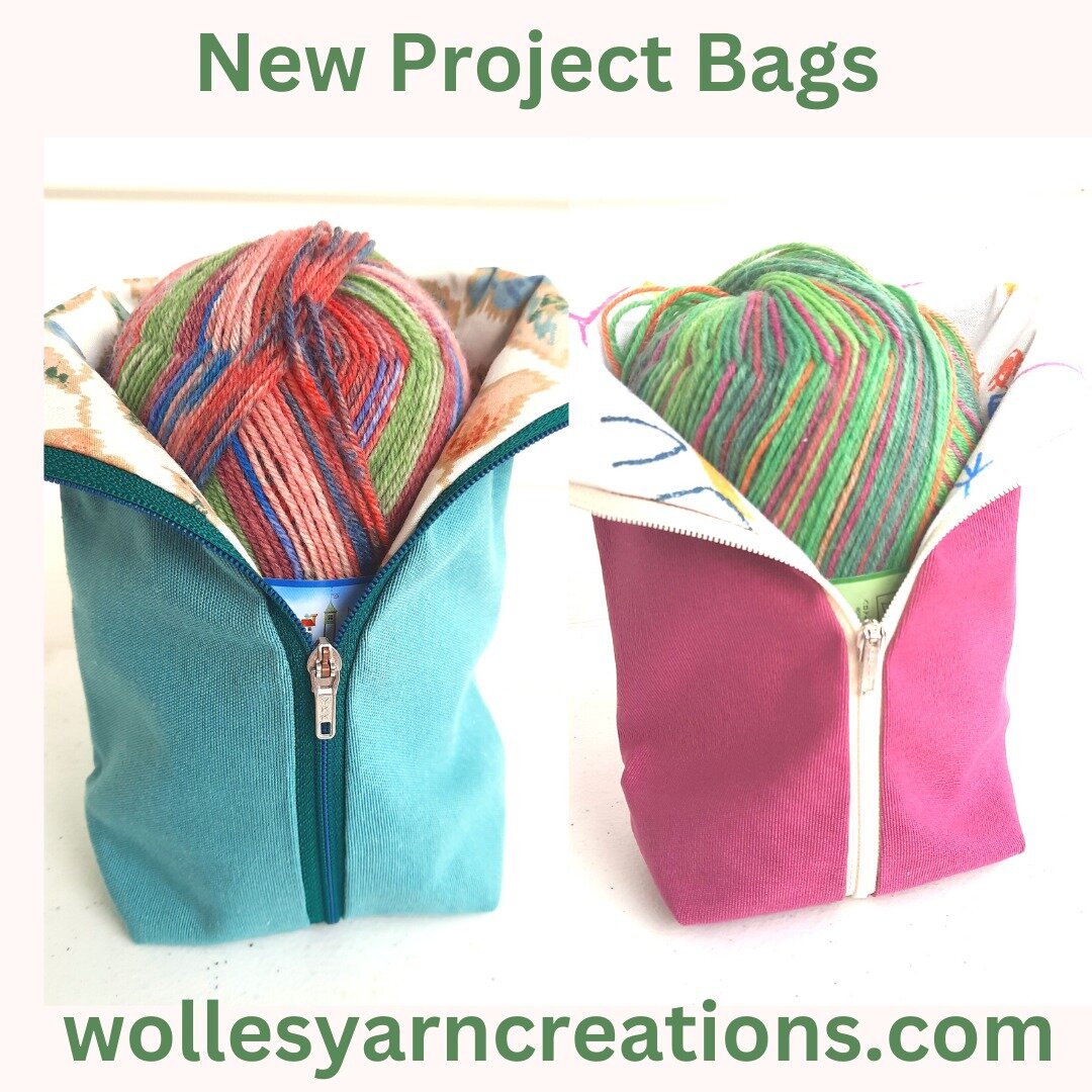 New Project Bags - hand-made, limited quantities. 22 different designs and colors. Order yours today. 😀 wollesyarncreations.com
.
.
.
.
.
.
.
#igpicoftheday
#crochetlove #yarnlove #knitlove #crochetlover #igknitters #crocheteveryday #handdyedyarn #c