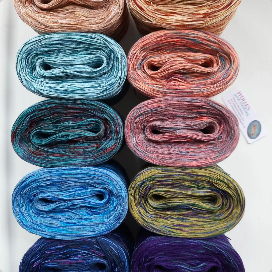 Happy Thanksgiving!! Our new variegated yarns are here: super soft fingering weight yarns with a silky feel. 😀 See all of them in our shop and order yours today: wollesyarncreations.com 
.
.
.
.
.
.
.
#knitting #knittingaddict #knittinglove #knittin