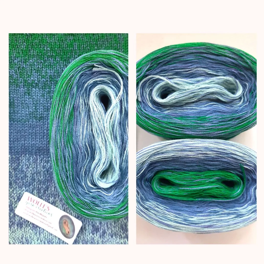 This is Waterlily, one of our summer colors. More color choices are on our website wollesyarncreations.com😀⛱ Order yours today.
.
.
.
.
.
.
.
#igpicoftheday
#crochetlove  #crochetlover #igknitters #crocheteveryday #handdyedyarn #crochetgeek #yarnpor