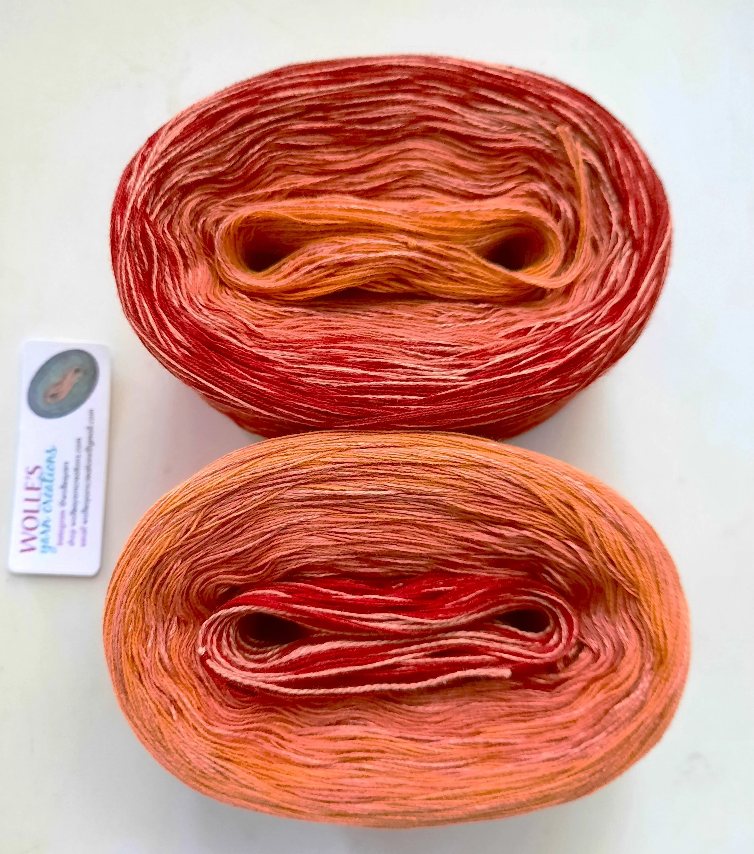 SUNSET Medley | Color Changing Cotton/Silk yarn | 480 yards/100 gr | Fingering Weight