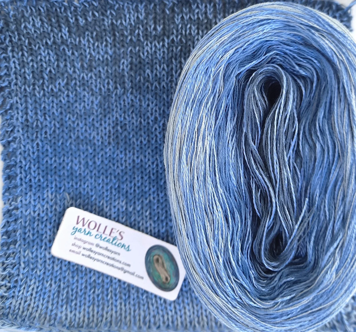 Luxury silk cotton knitting yarn — Wolle