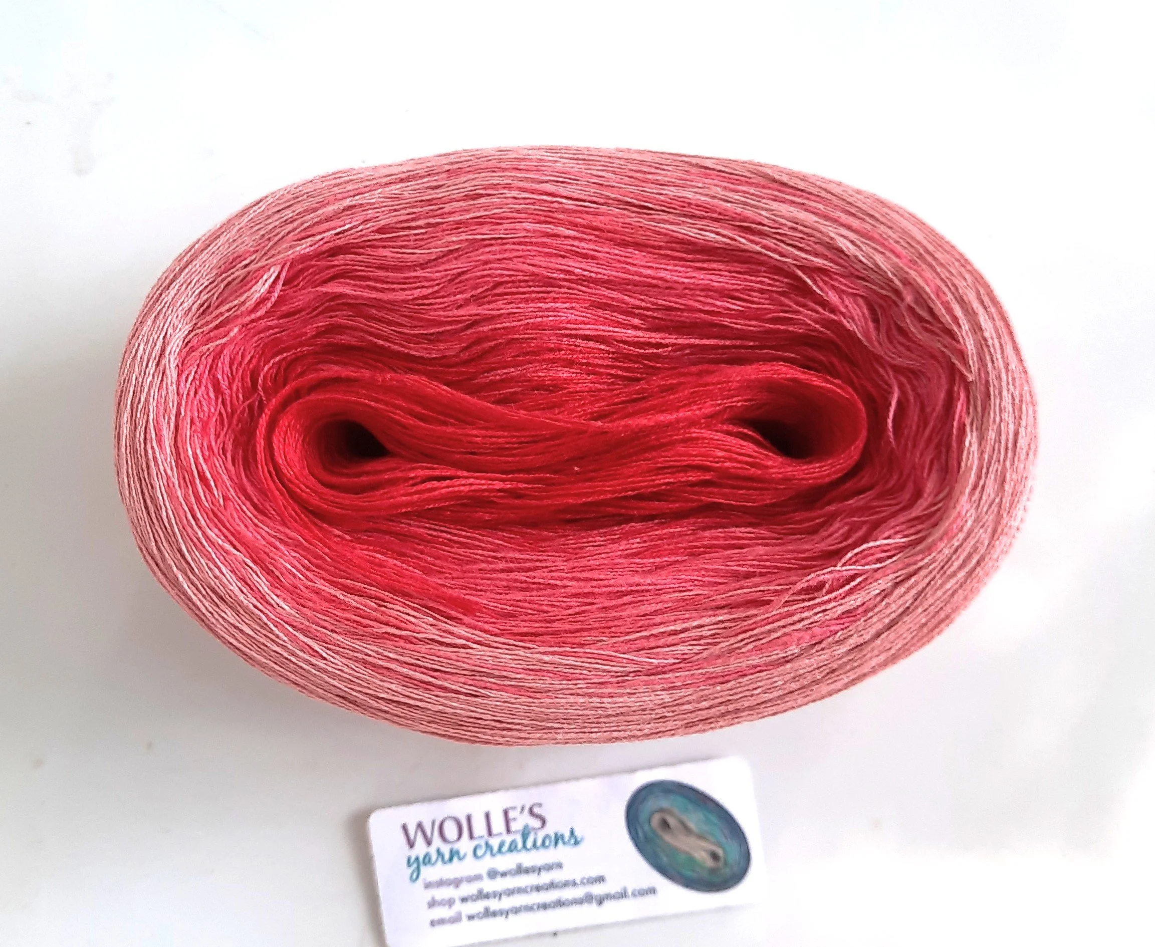 RASPBERRY | Color Changing Cotton yarn | 480 yards/100 gr | Fingering ...