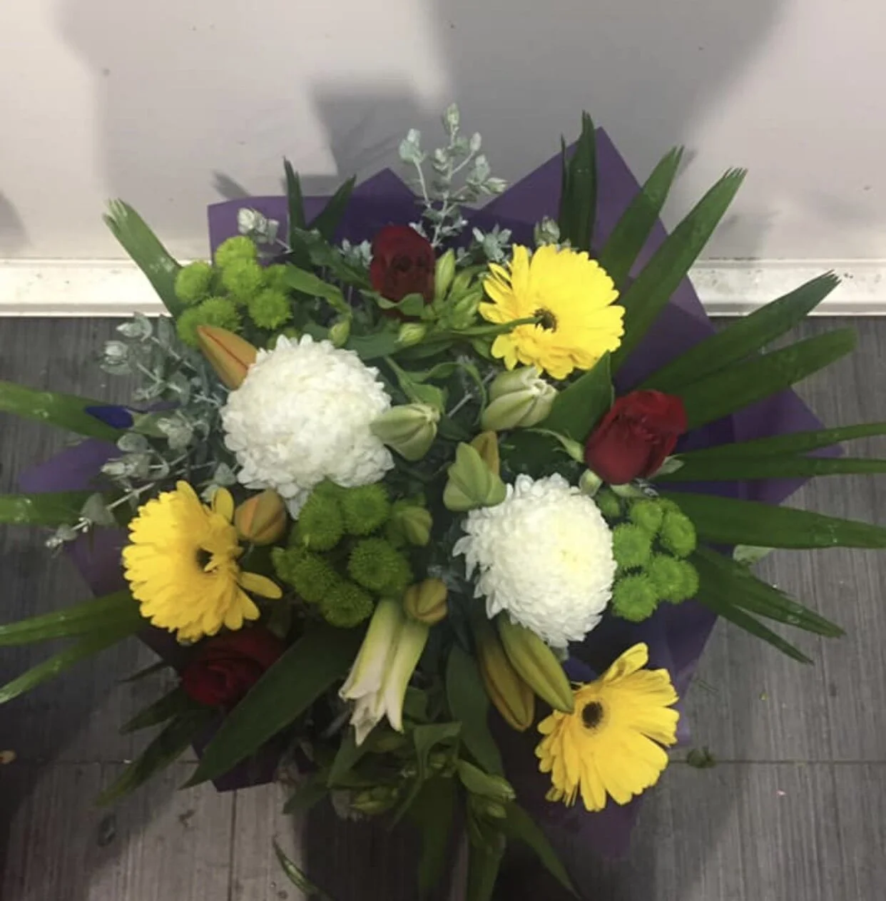 BRIGHT BOUQUET OF MIXED BLOOMS