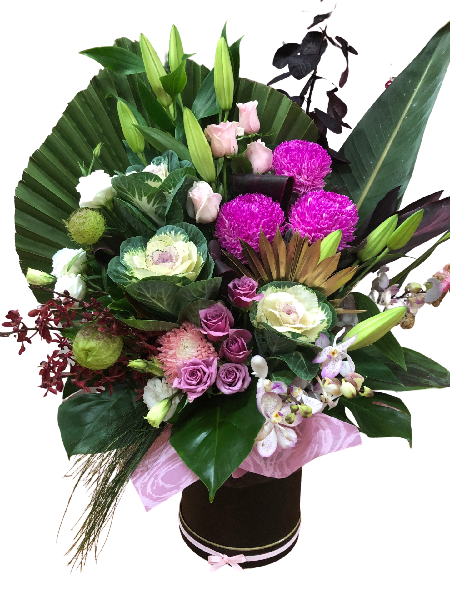 CHRIS - EXQUISITE HAT BOX OF FLOWERS