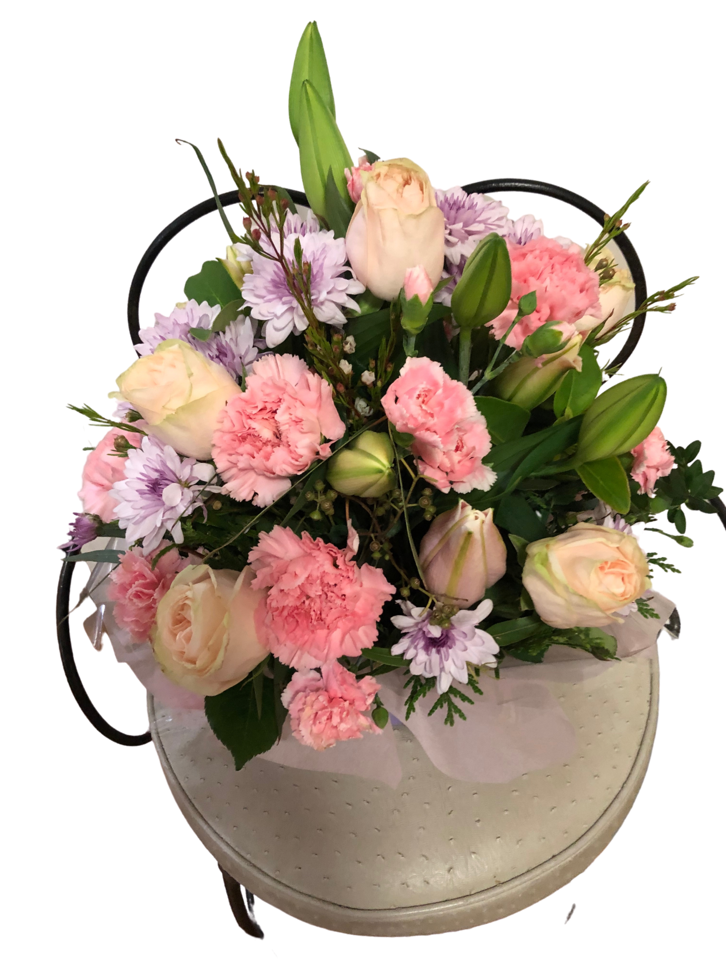MELLISSA - PASTEL BOX OF MIXED BLOOMS