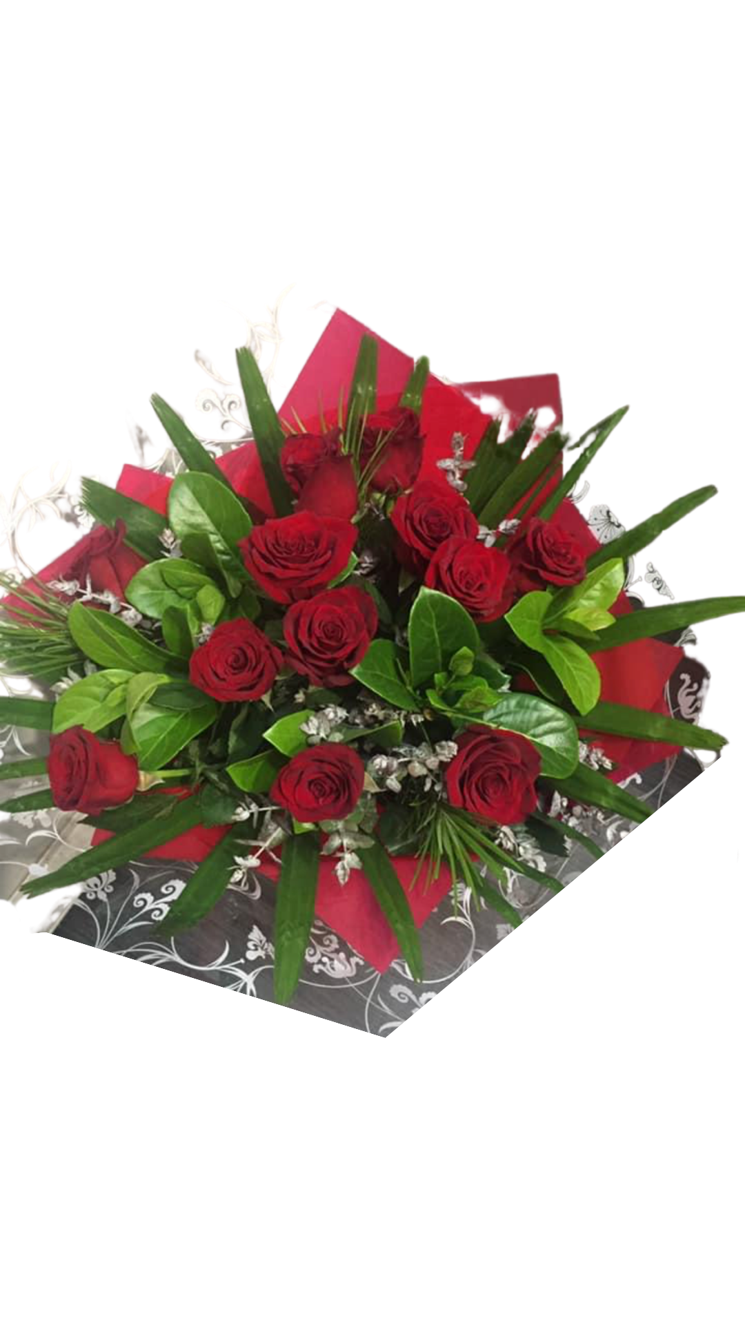 LUCY - BOUQUET OF 12 LONG STEM ROSES