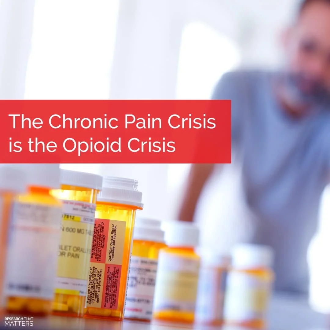 The Chronic Pain Crisis is the Opioid Crisis