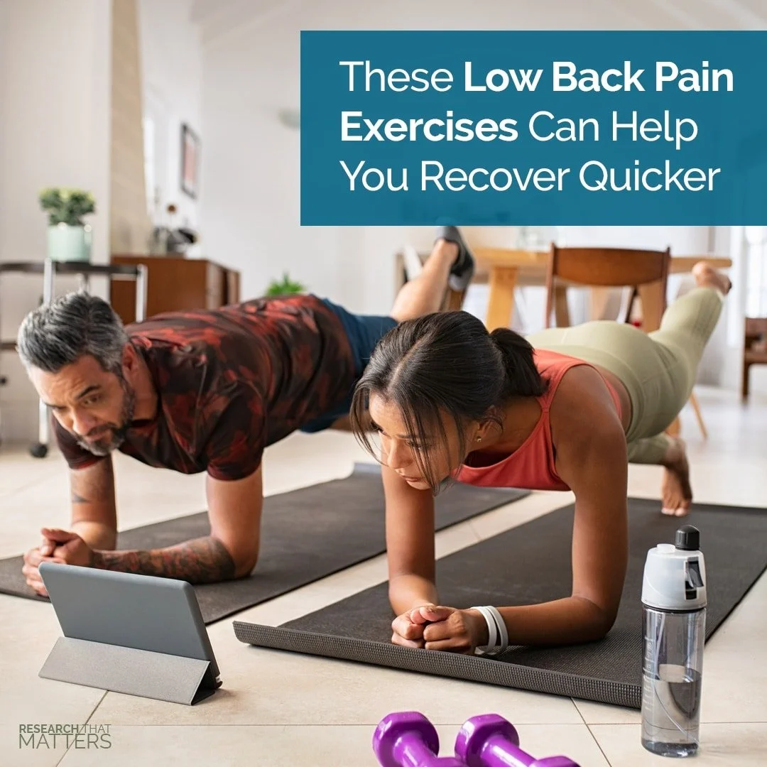 These Low Back Pain Relief Exercises Can Help You Recover Quicker