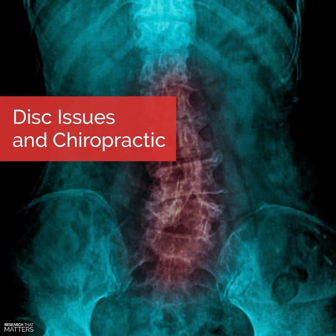 Disc Issues and Chiropractic — Madrona Chiropractic Studio