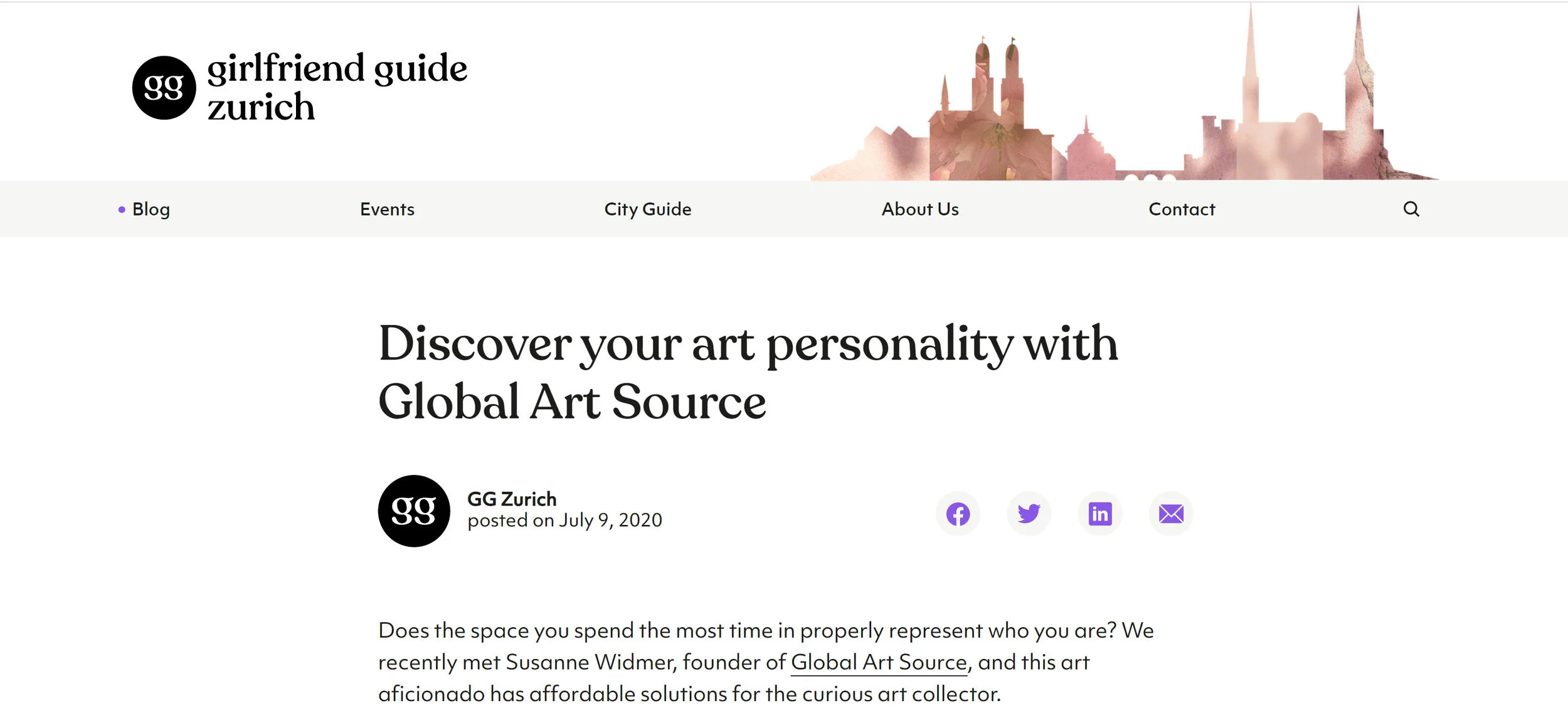 Discover your art personality with Global Art Source