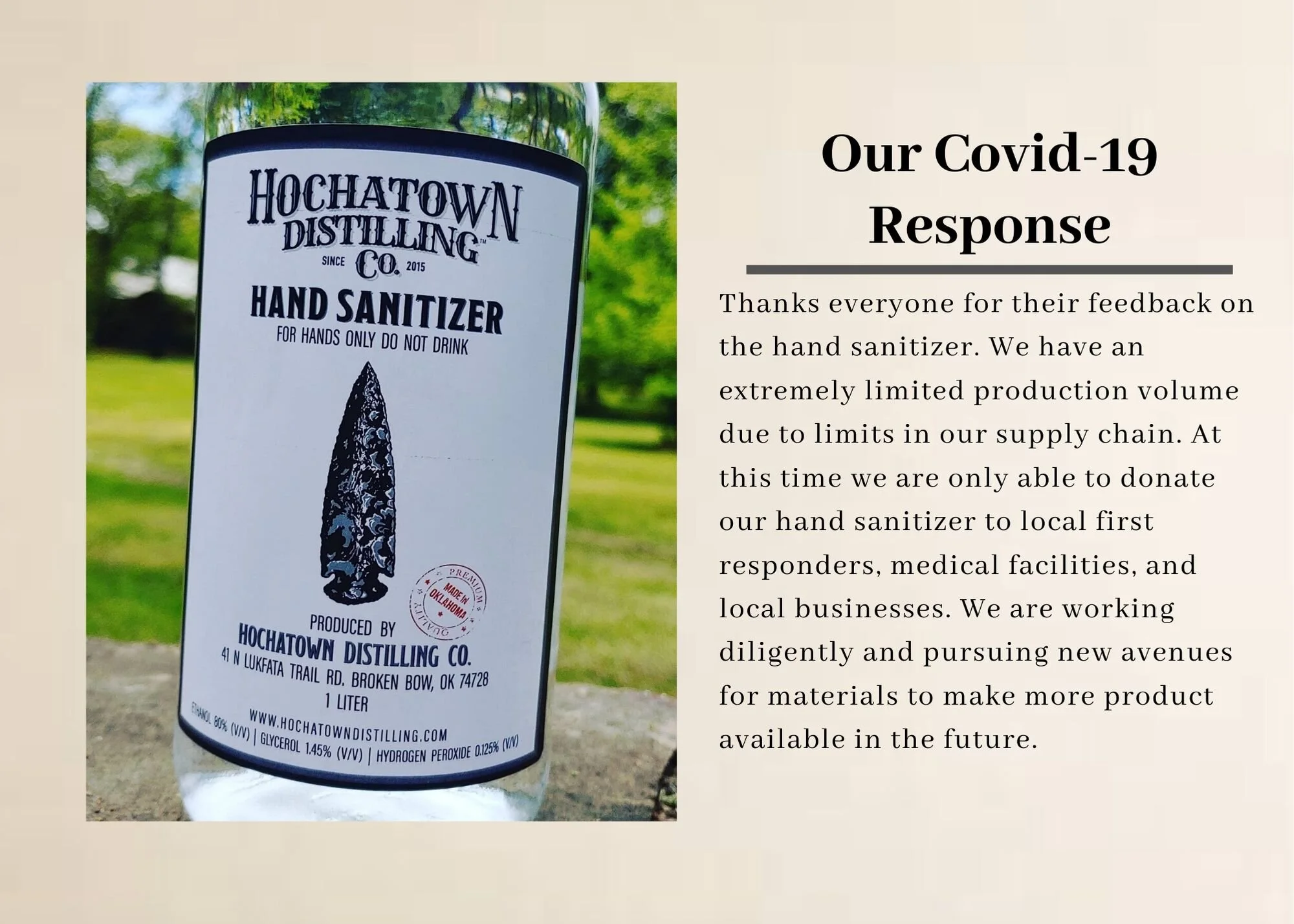 Hochatown Distilling Co.