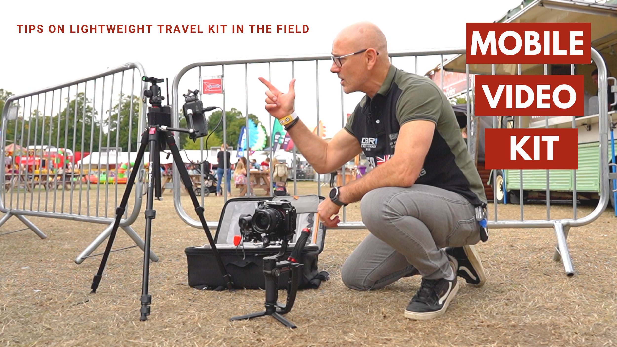 Complete PRO video travel kit in one bag