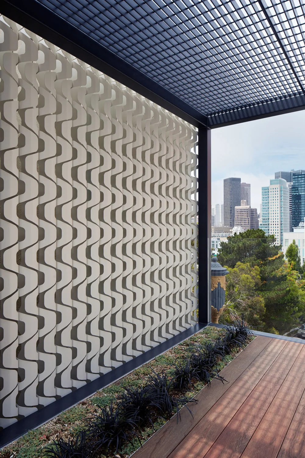 Finished Woven interior architectural installation