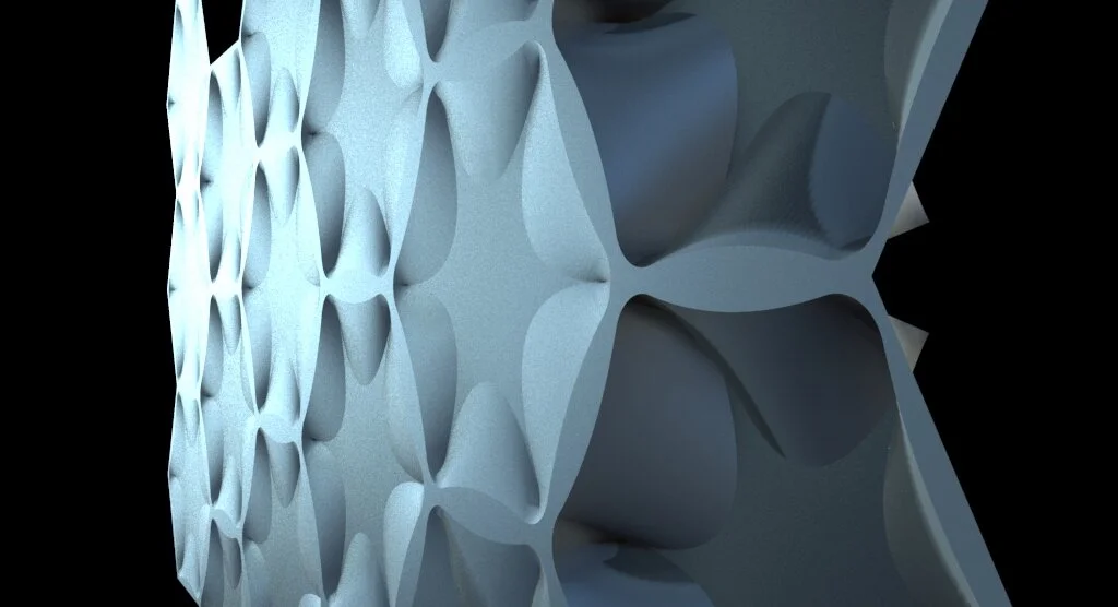 Wall Studies — Moorish geometric relief studies for landscape retaining walls.