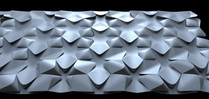 Wall Studies — Moorish geometric relief studies for landscape retaining walls.