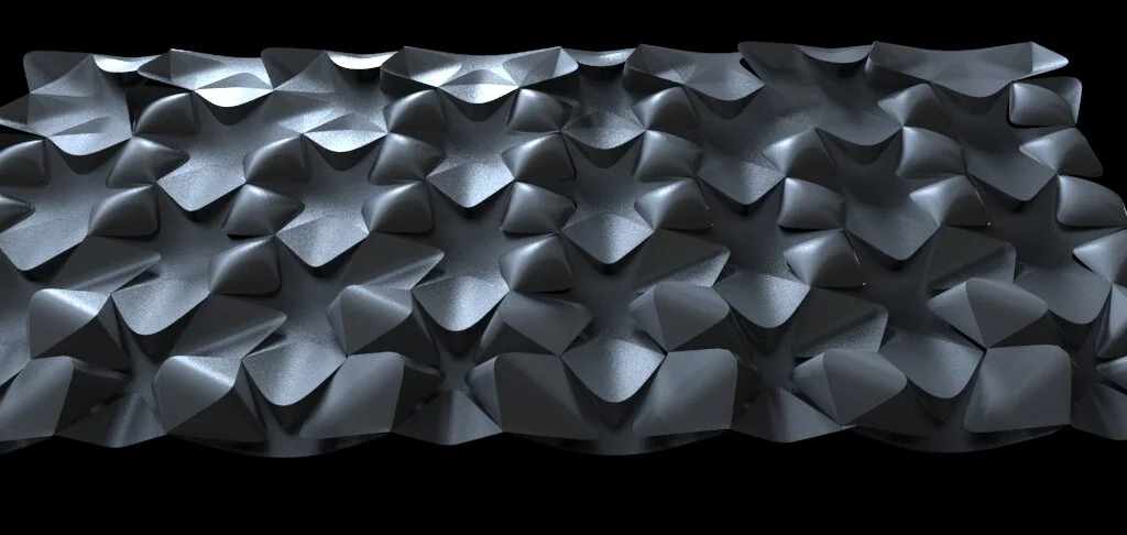 Wall Studies — Moorish geometric relief studies for landscape retaining walls.