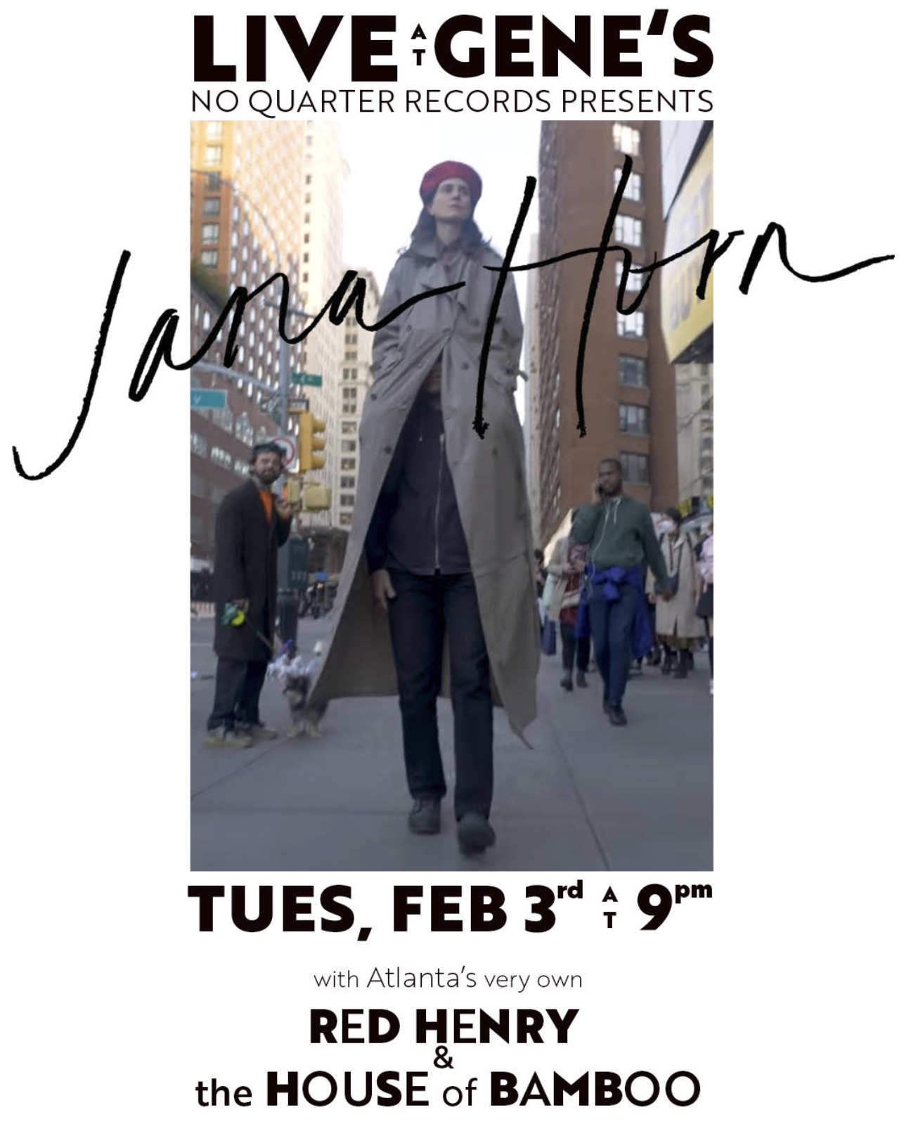 Jana Horn Live & Red Henry and the House of Bamboo Genes