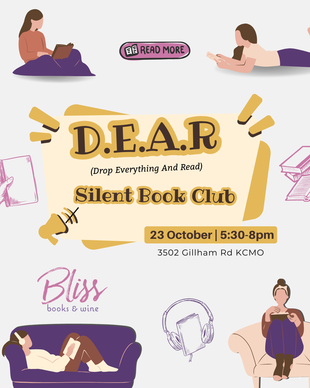 Drop Everything And Read Silent Bookclub Oct 2026