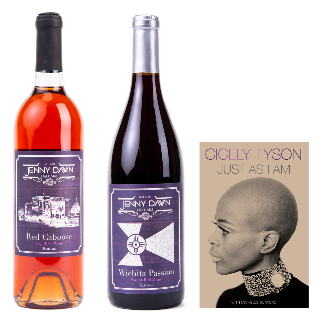 Jenny Dawn Cellars' Red Caboose and Wichita Passion paired with "Just As I Am"