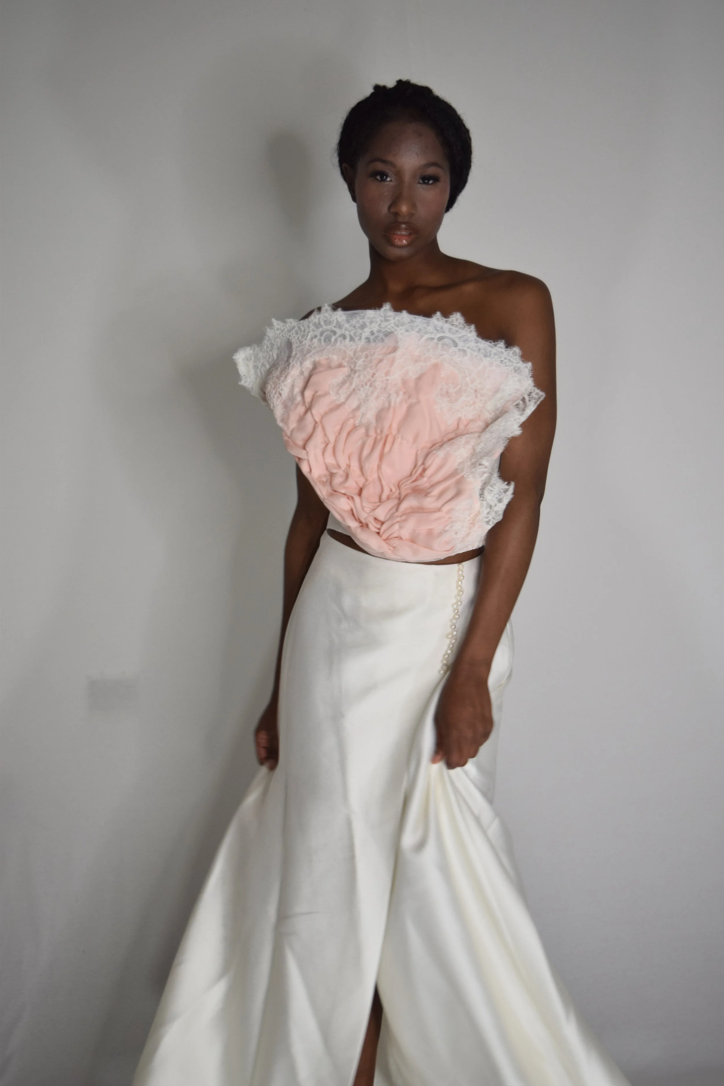 Second semester, draping class