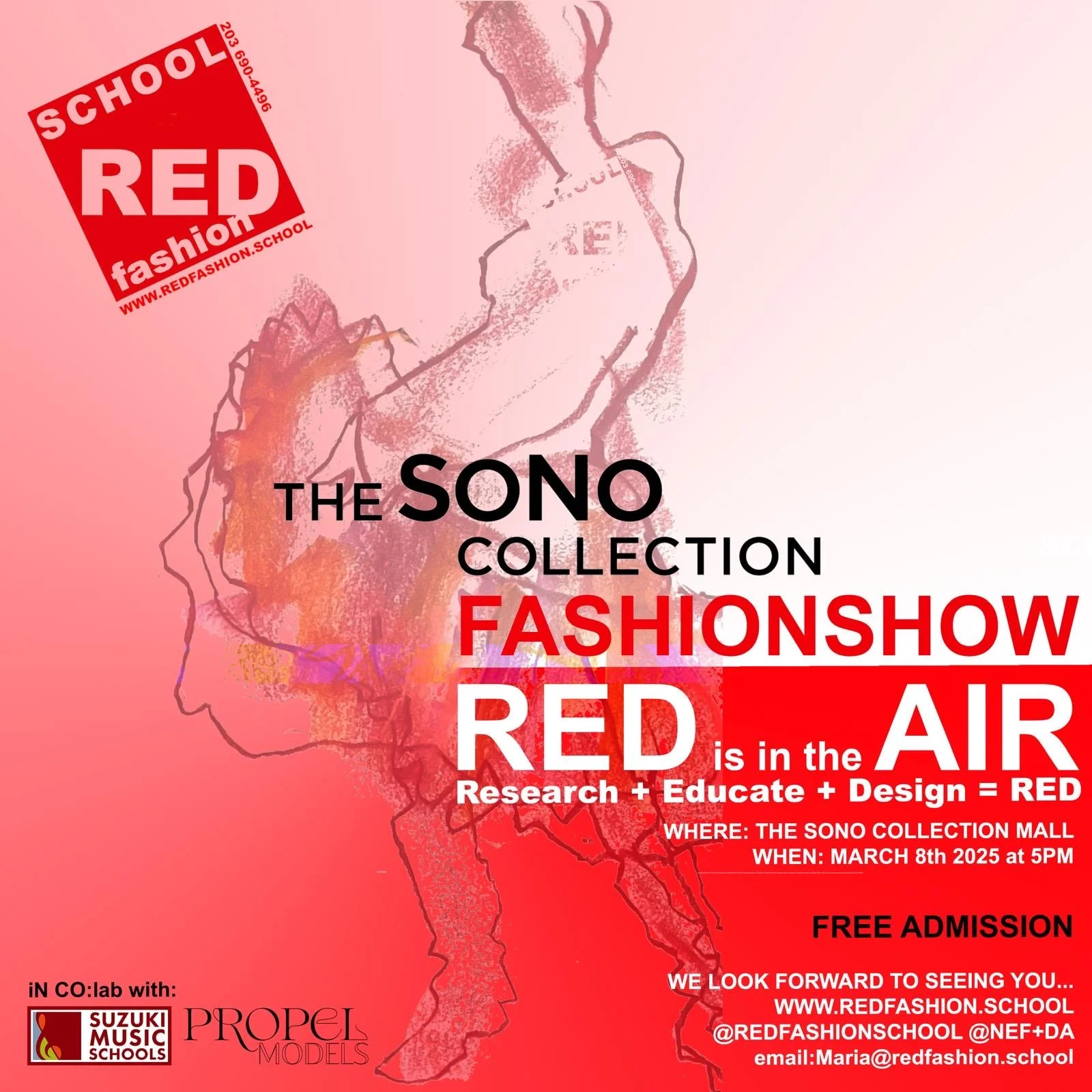 Invitation for Fashion show at Sono Mall 2024