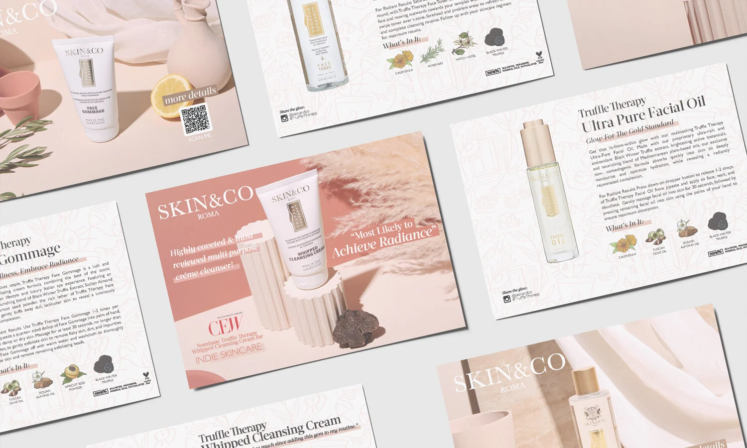 Product Info Cards | Skin&Co Roma
