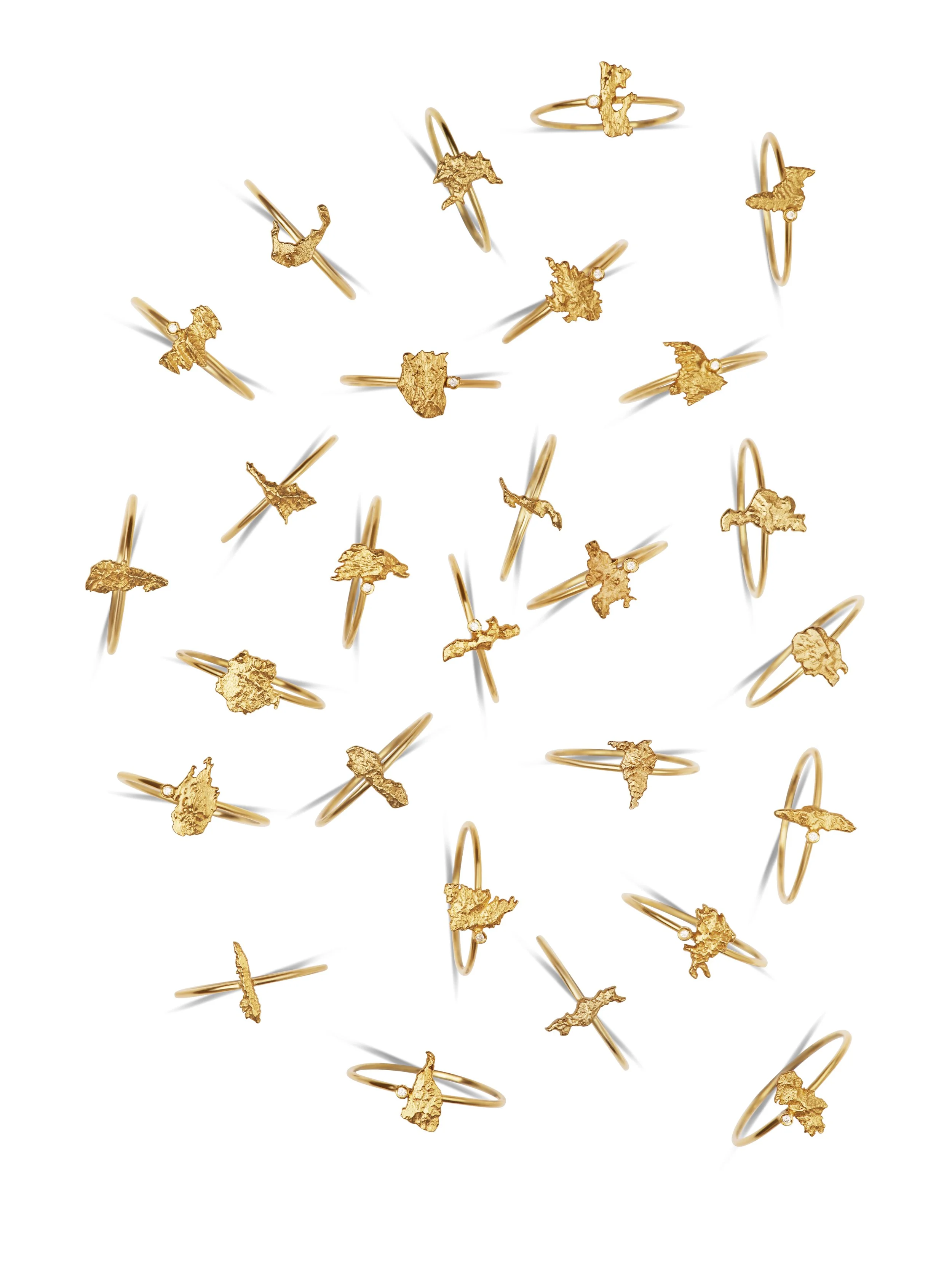 hriam cyclades ring 18k gold