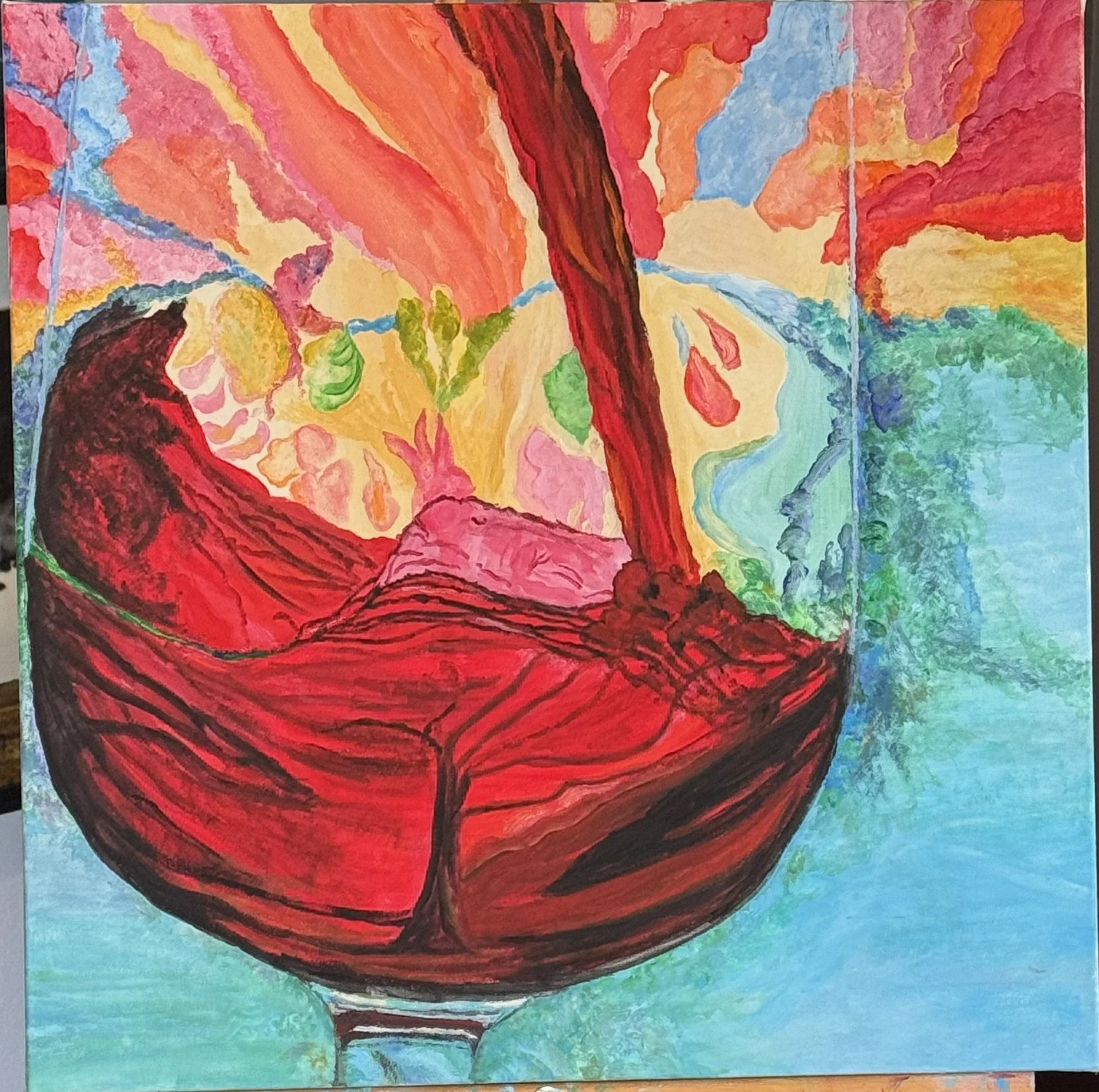 "Fill My Cup"  24" x 24"