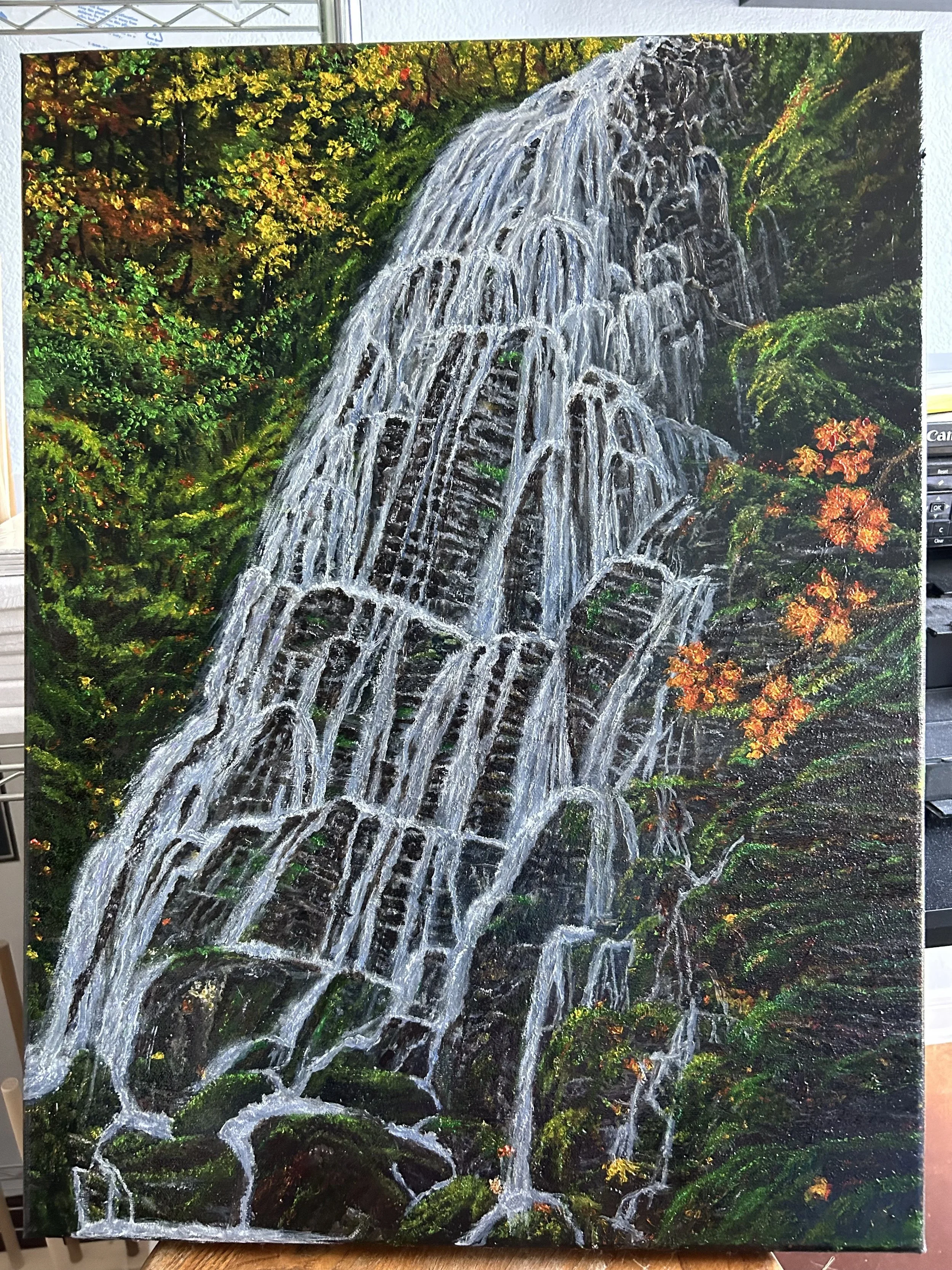 "Fairy Falls" - "16" x 24" Sold (PRINTS AVAILABLE)