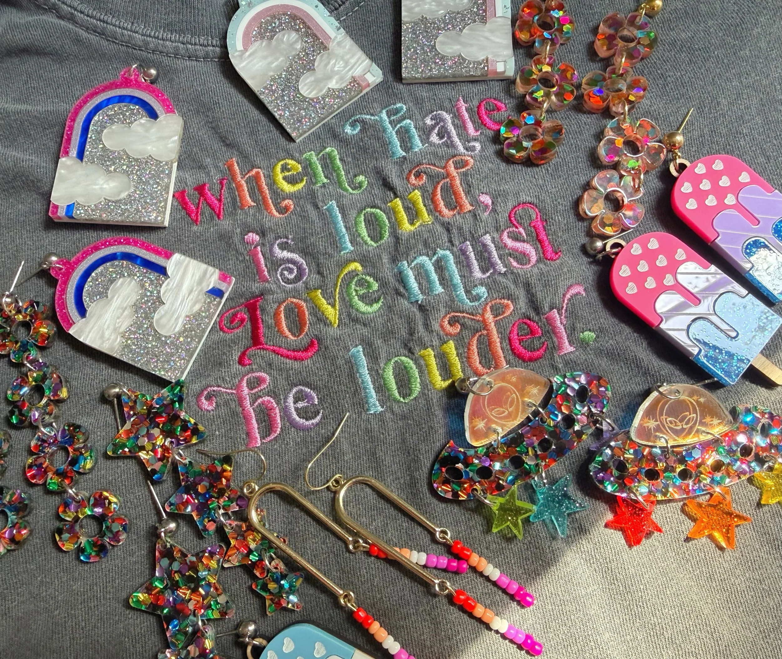 My most cherished role as an educator is being an advocate and safe space for my students. All day, every day. Happy Pride, my loves.

Bringing this collection Alphabet Soup Pride with @thenightmarketcompany tomorrow evening. See you there!!