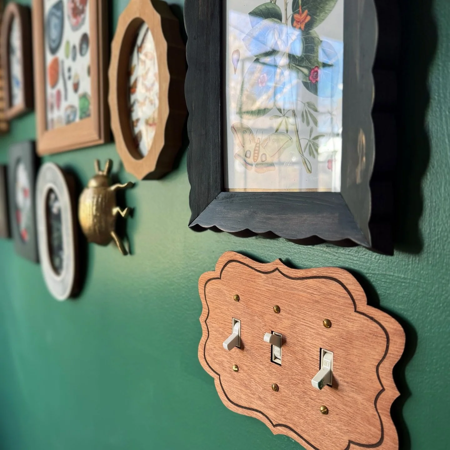 My favorite use of my free will today is making new light switch plates for every room of my house