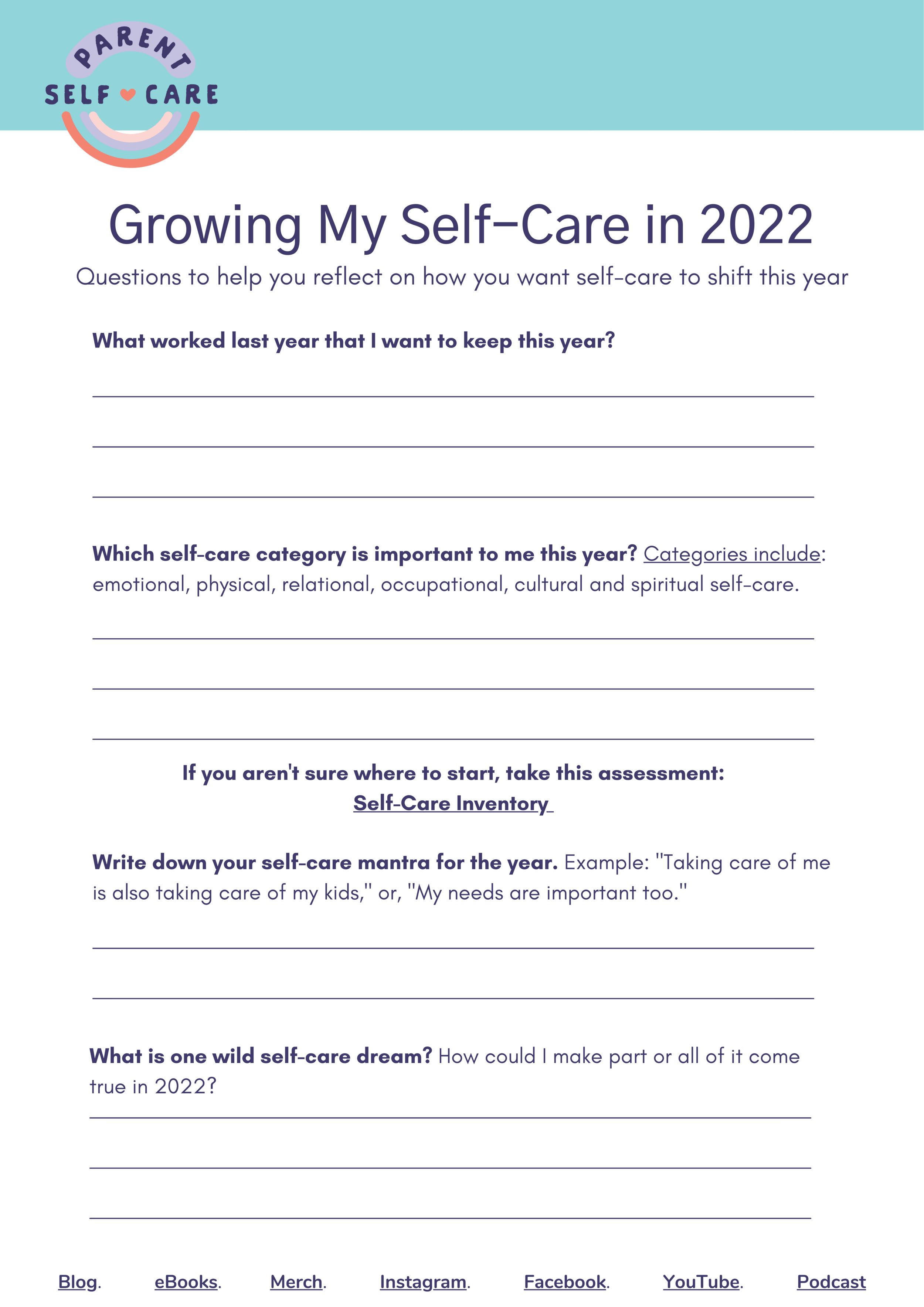 Free Printable Nurturing Parenting Worksheets for Families