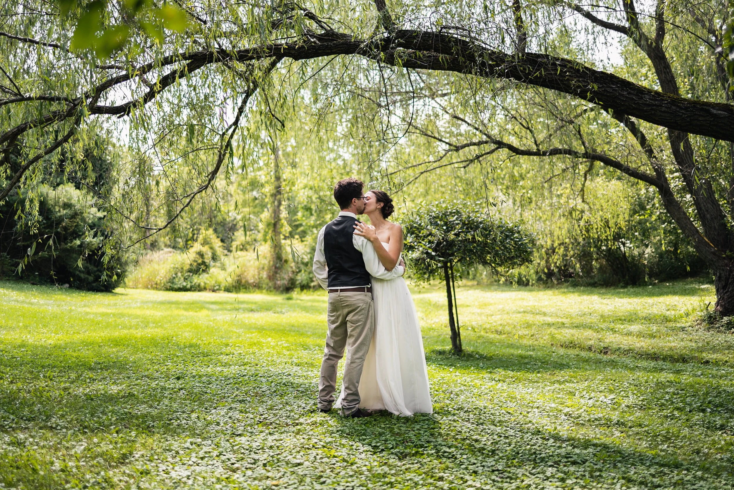 Brittany & Charles - Backyard Wedding