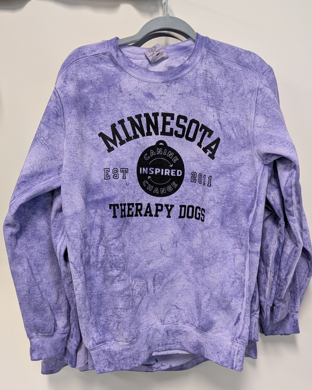 Collegiate Comfort Colors Colorblast Crewneck Amethyst