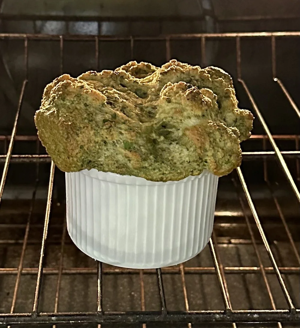 in the oven