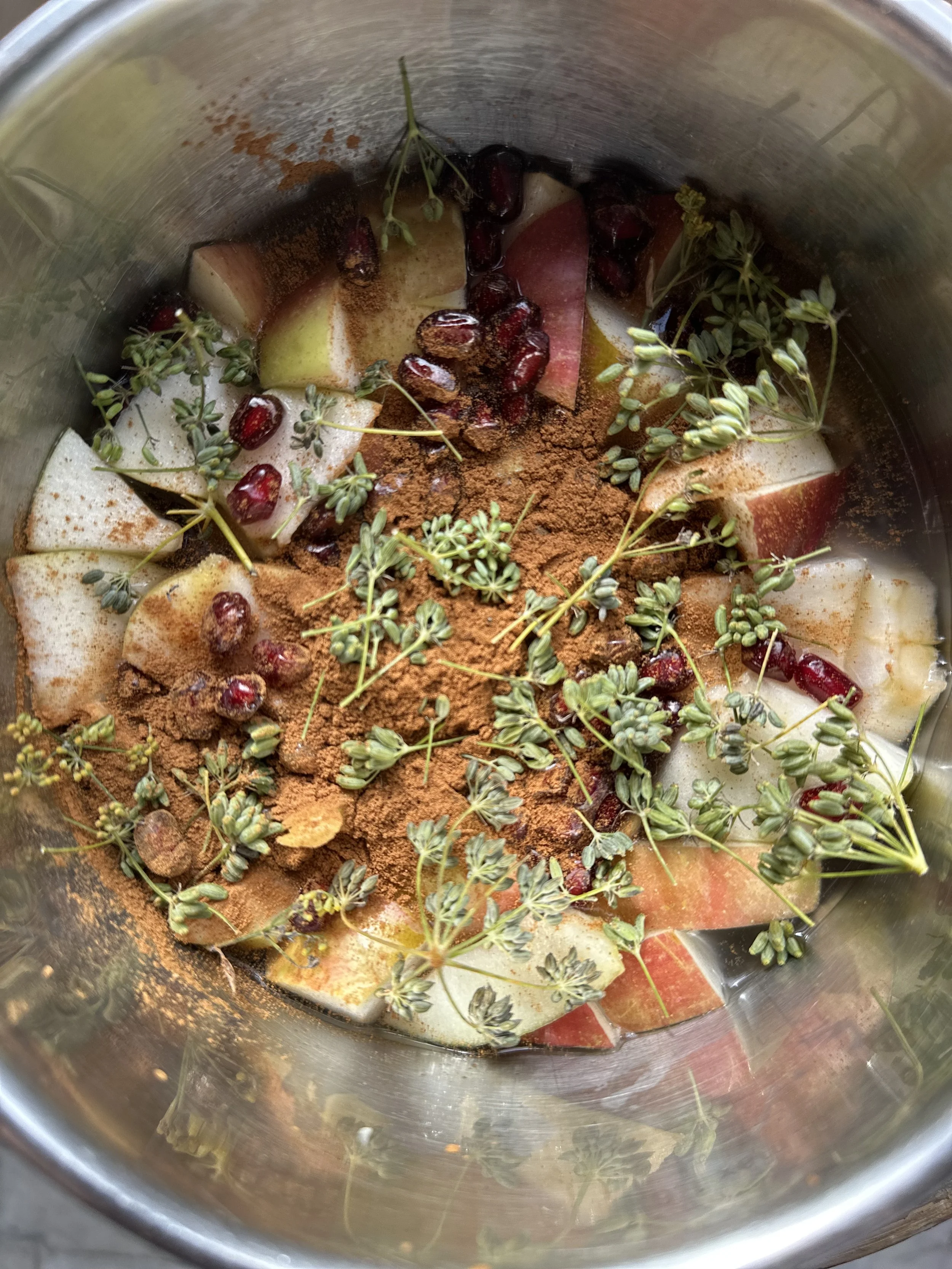 After adding The Fruit &amp; Fennel Seeds