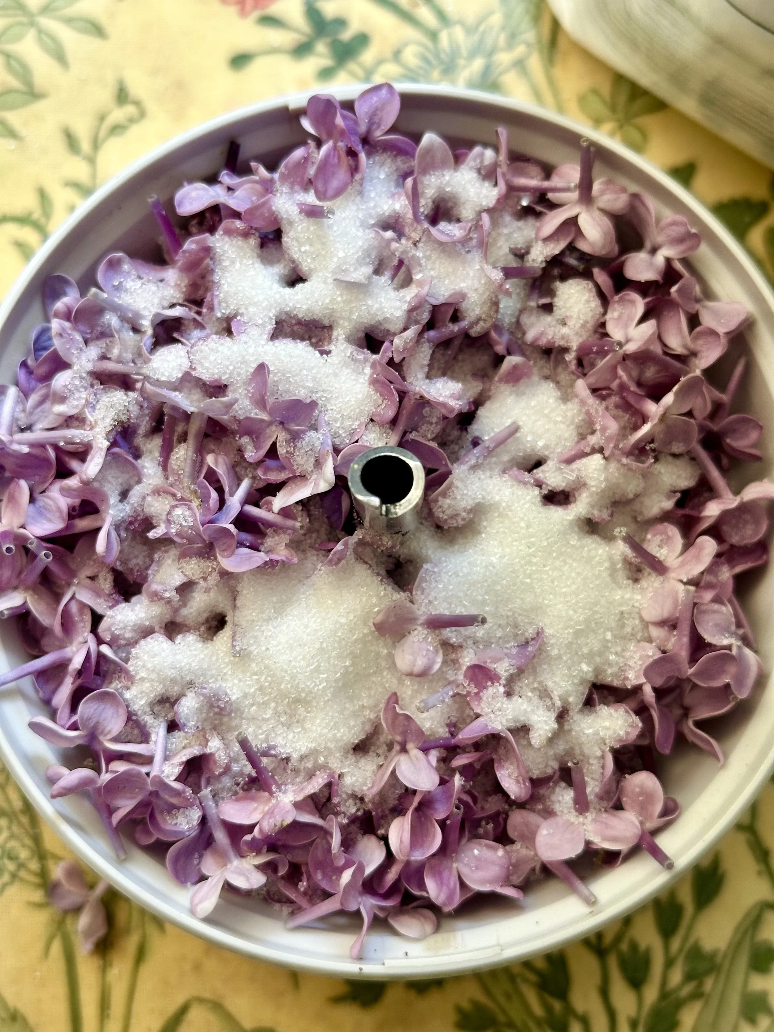 lilac sugar pre-grinding
