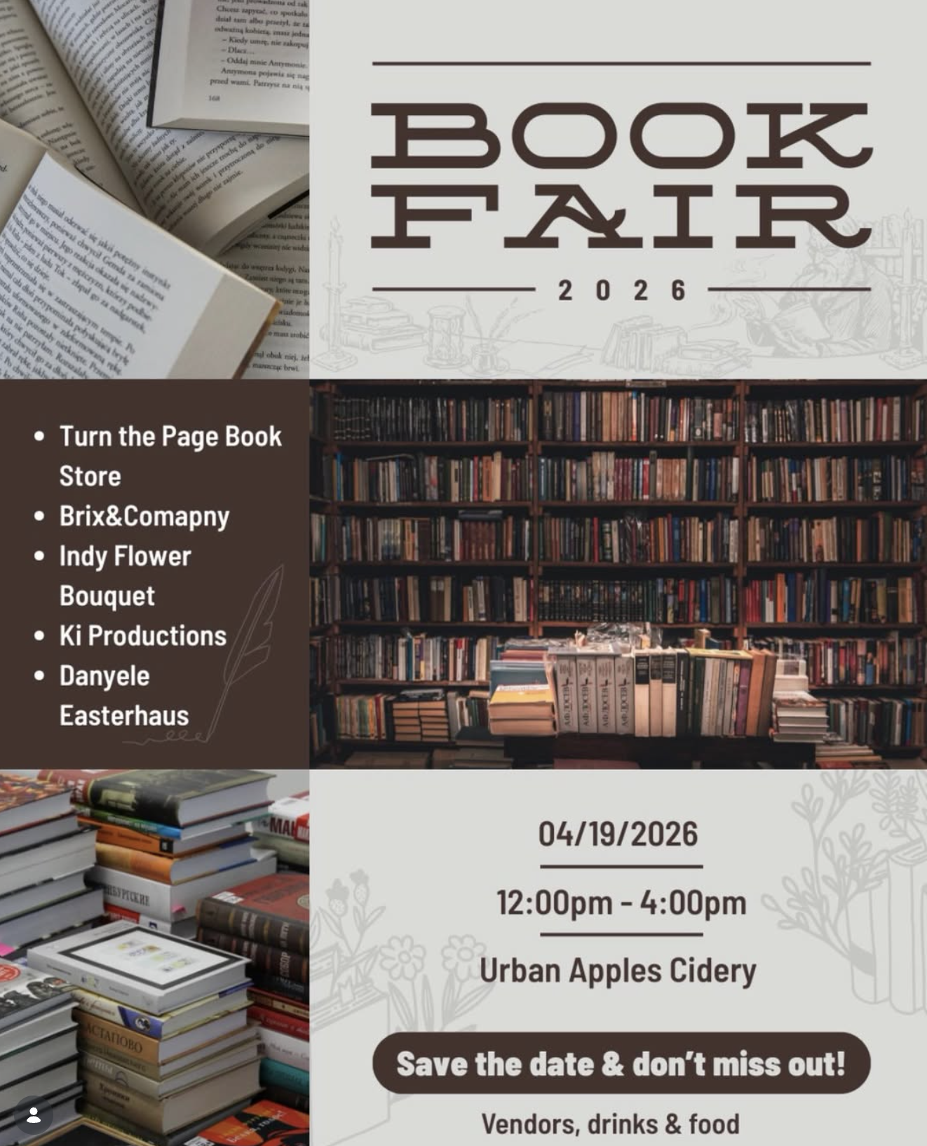Adult Book Fair: Urban Apples
