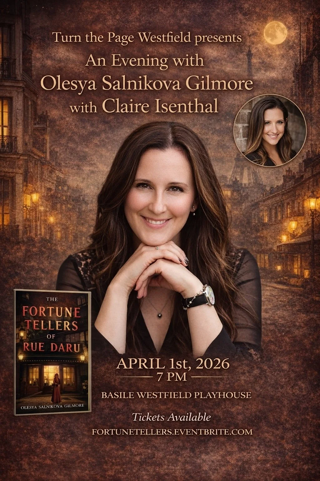 Author Event! An Evening with Olesya Salnikova Gilmore with Claire Isenthal