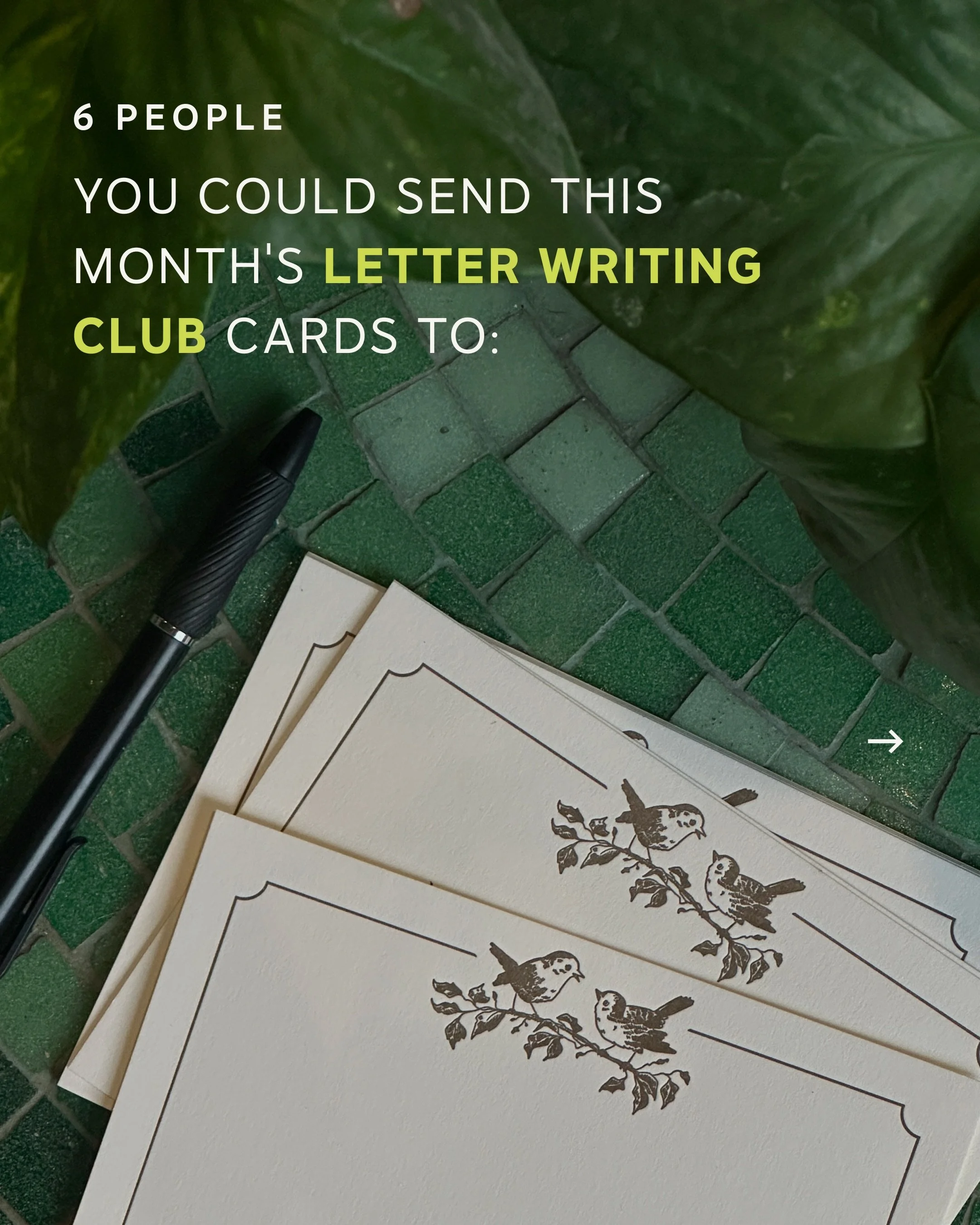 Who would you send a letter to? 💌

Here&rsquo;s some inspo for this month&rsquo;s Letter Writing Club! 👀