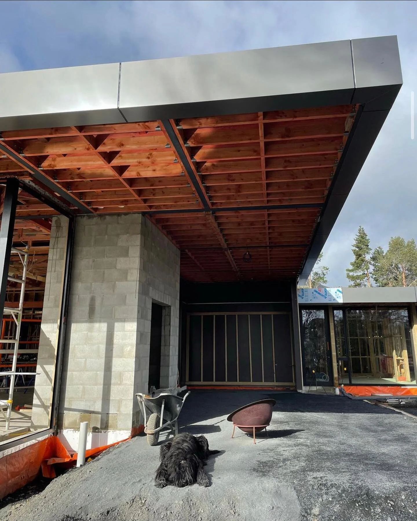 Work in progress at East Taieri House 2021