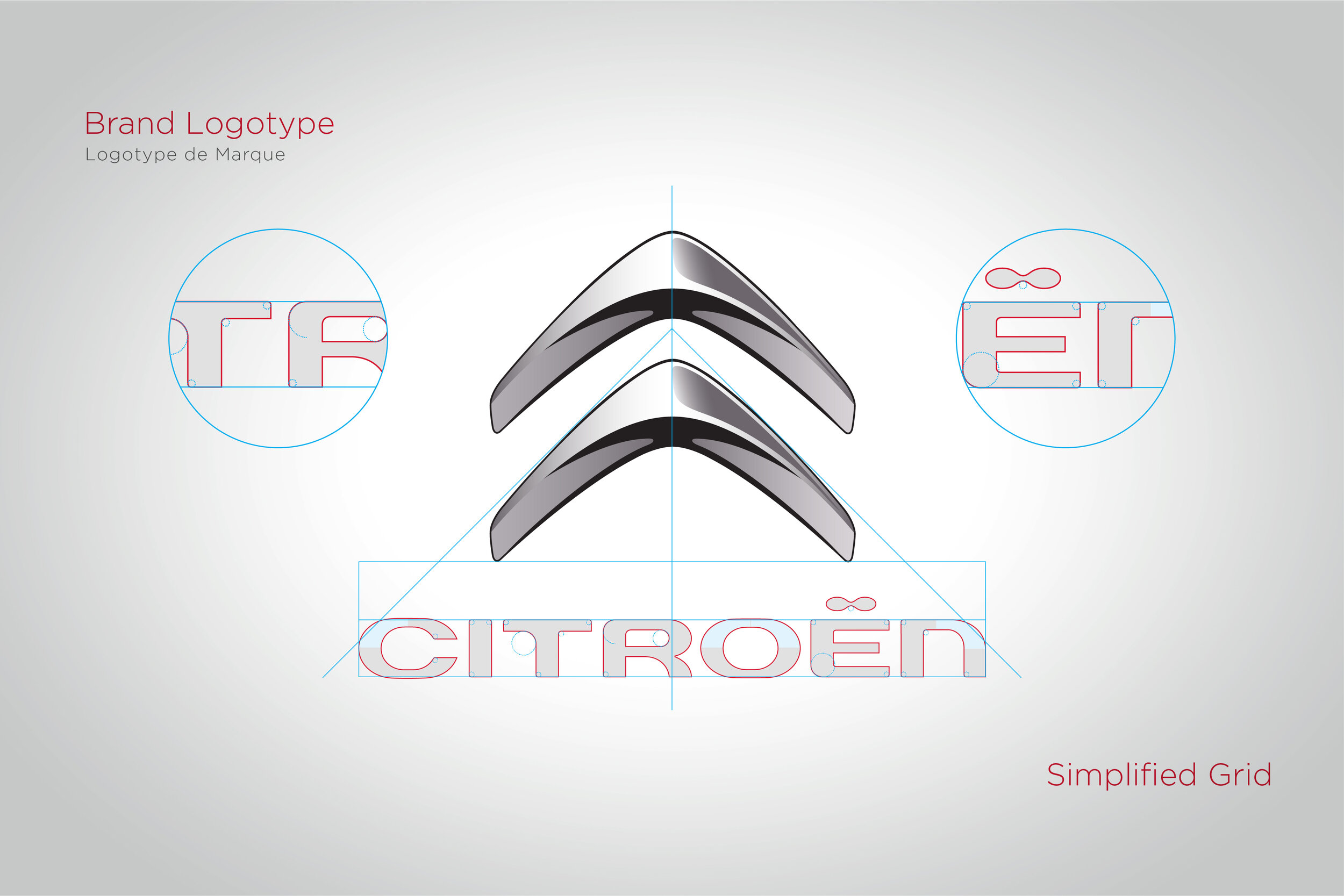 Citroen Brand Logotype Grid