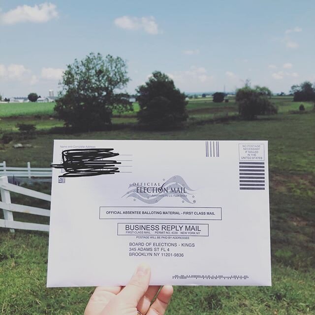 My love letter to Brooklyn all the way from Amish Country 🗳 ✅ 
#vote @isiahforcongress @elizabethwarren