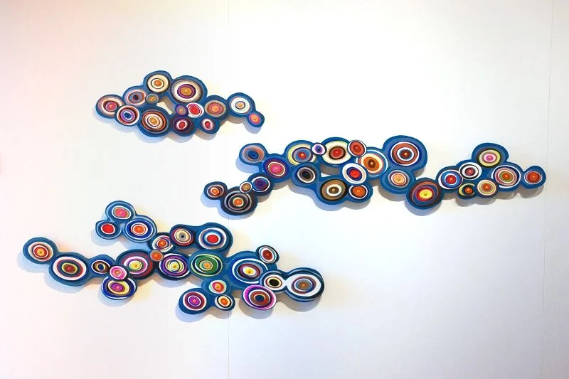 Plastic Topographic Wall Sculpture 2015