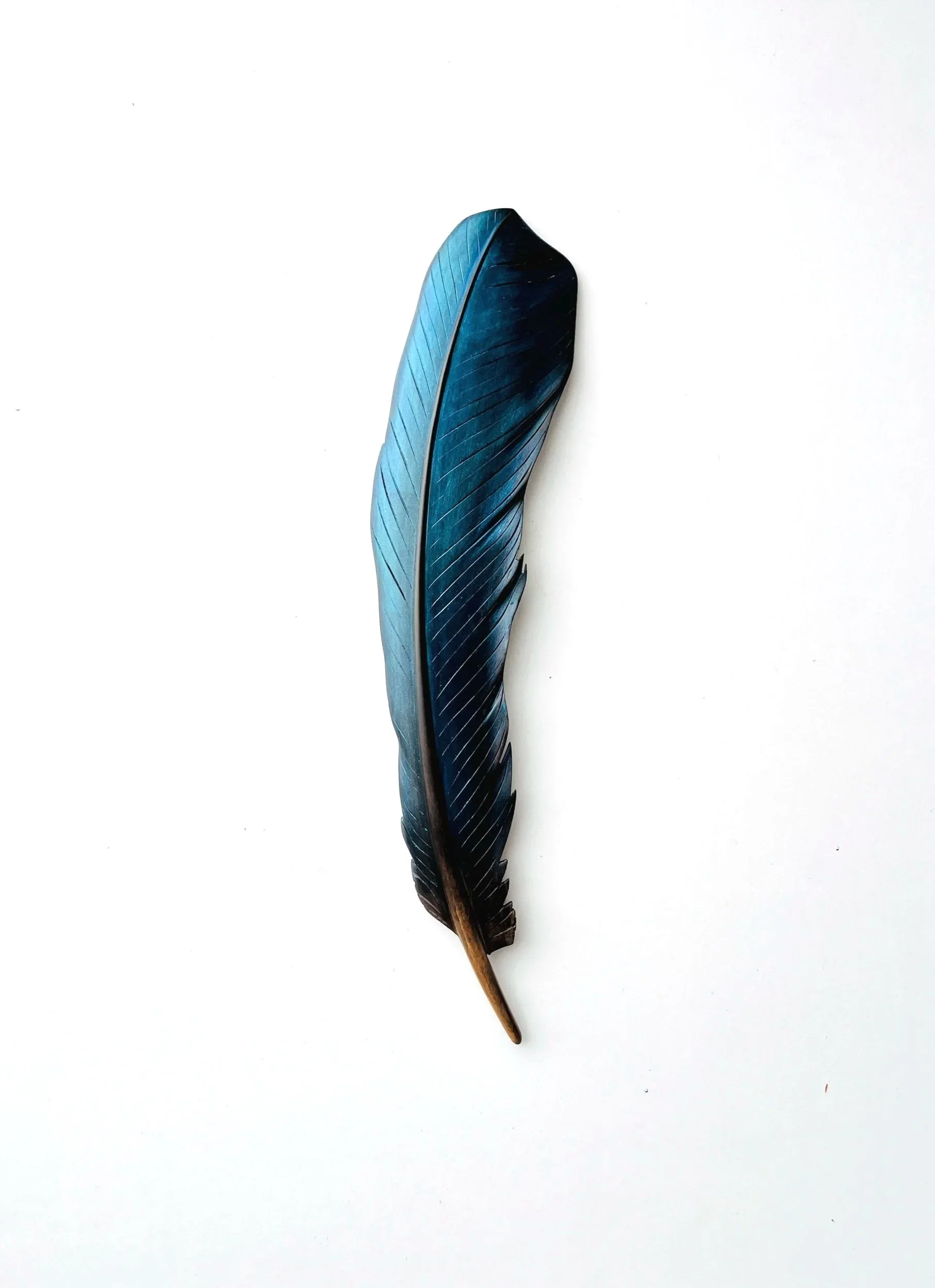 Matai Tūī Wing Feather Art- 38cm