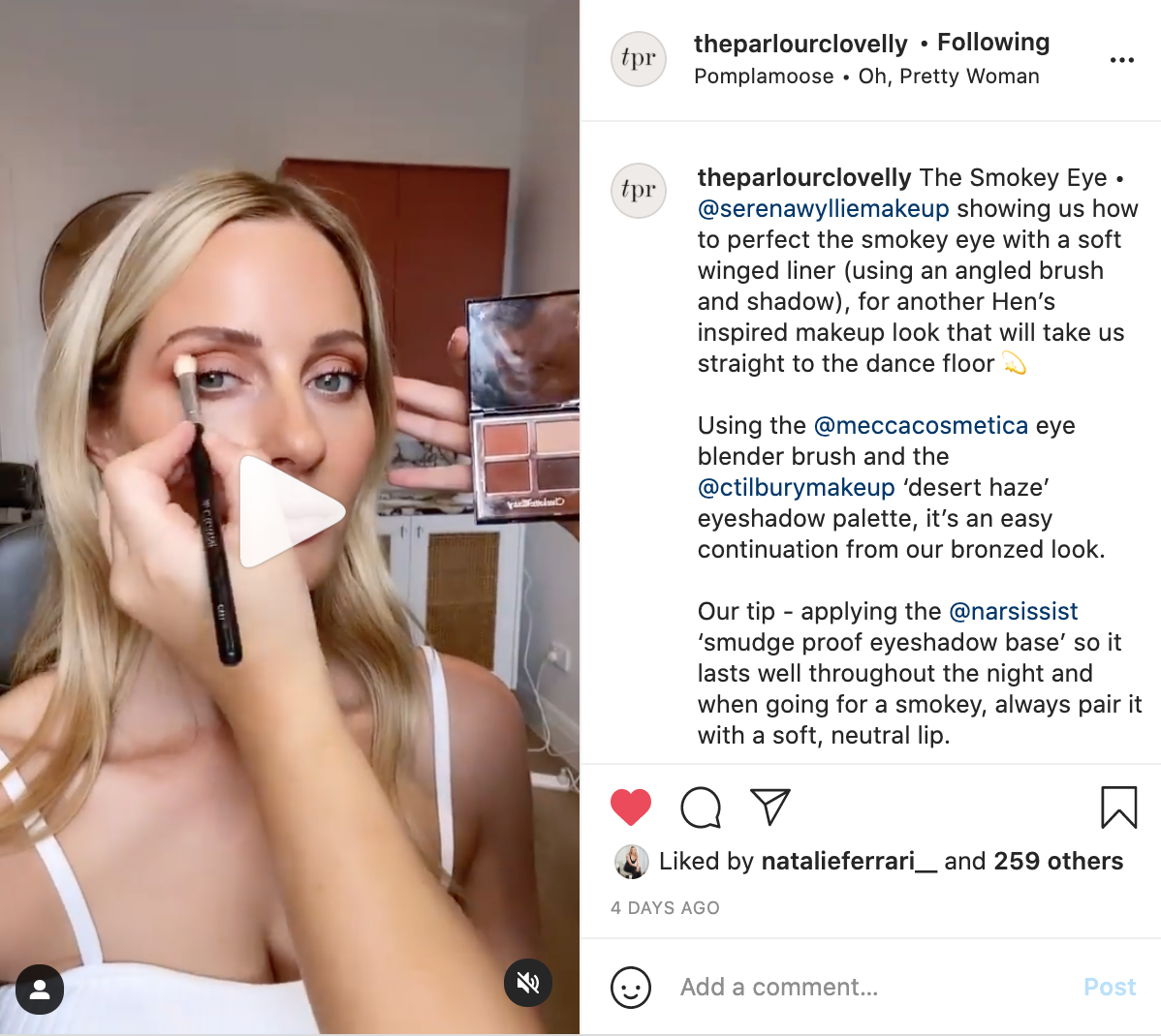 hens+inspired+makeup+looks+smokey+eye+the+parlour+room