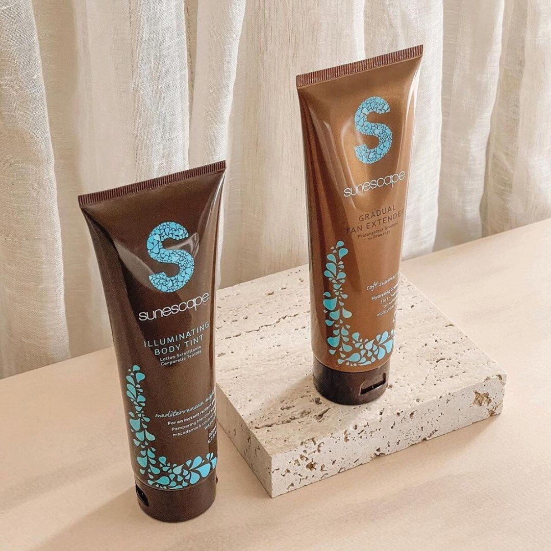 Our go-to for a little pick me up the @sunescapetan instant gradual tanner. We still have these available to purchase online and don't forget to add their signature moisturiser in the cart as well to keep your skin nice and hydrated. We tend to negle