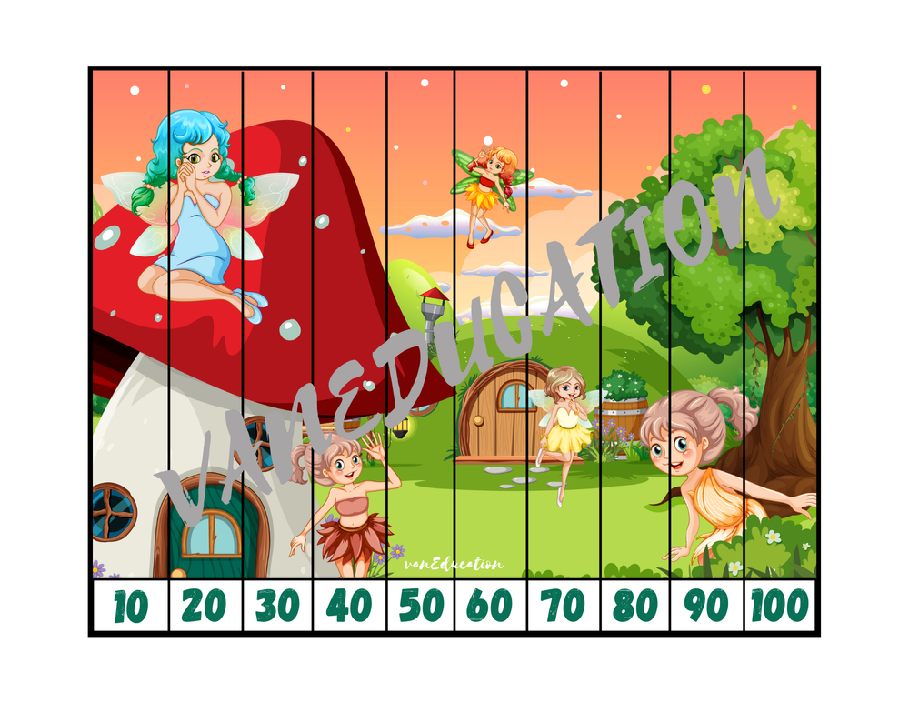 Puzzle per a 100 — VANEDUCATION